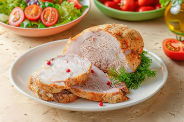 Буженина из свинины в фольге