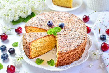 Сметанные коржи для торта