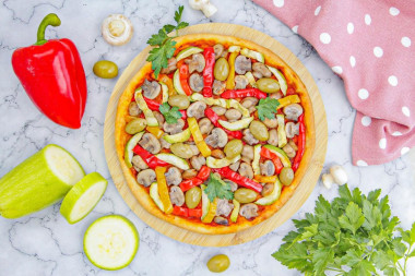 Постная пицца