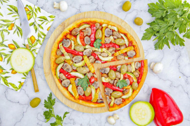 Постная пицца