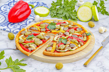 Постная пицца