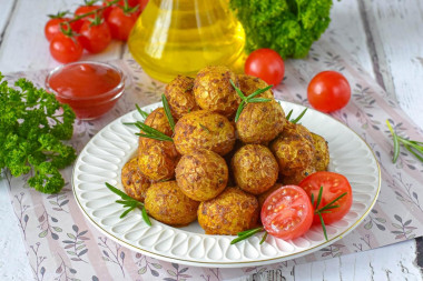 Беби картофель в аэрогриле