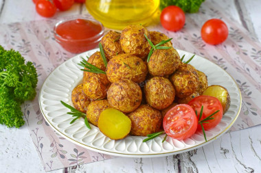 Беби картофель в аэрогриле