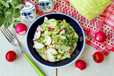 Салат весенний классический