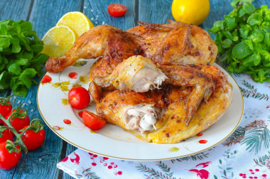 Цыпленок табака в аэрогриле