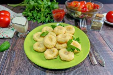 Домашние нежные картофельные галушки