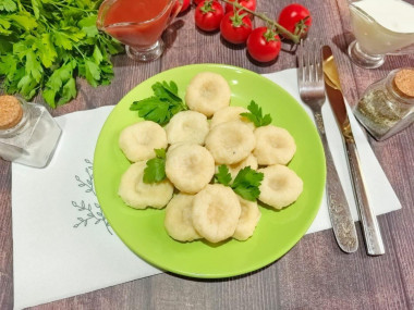 Домашние нежные картофельные галушки