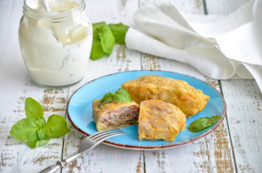 Голубцы из молодой капусты