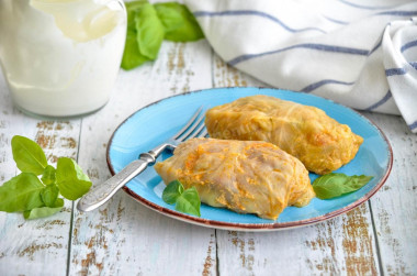 Голубцы из молодой капусты