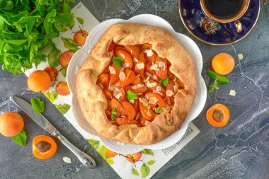 Домашняя галета с абрикосами