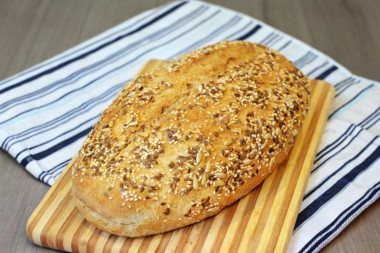 Хлеб с семечками