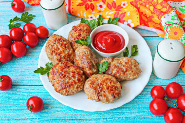 Классические котлеты из свинины