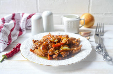 Сладкая курица по китайски