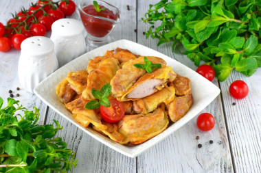 Молоки в кляре на сковороде