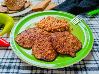 Нежные котлеты печеночные из куриной печени с манкой