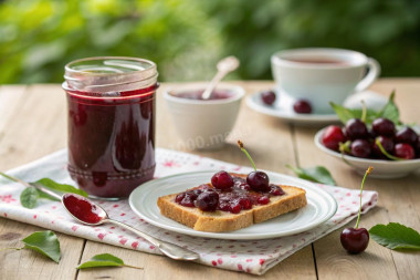 Вишневое варенье с агар агаром