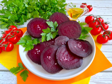 Свёкла в духовке в рукаве