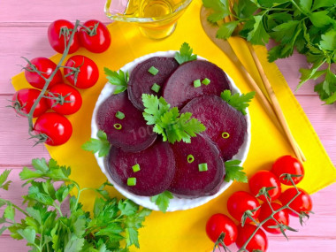 Свёкла в духовке в рукаве