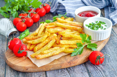 Картошка фри в духовке