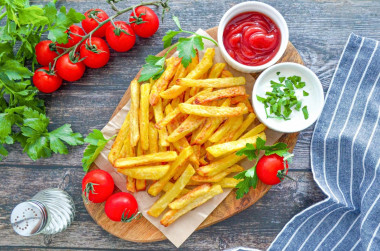 Картошка фри в духовке