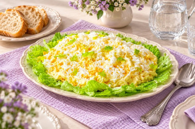 Салат Невеста с курицей