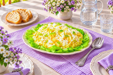 Салат Невеста с курицей