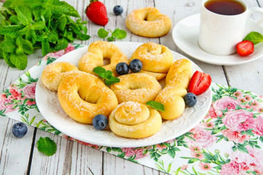 Печенье на кефире на скорую руку