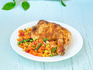 Мексиканская смесь с курицей