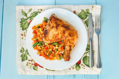 Мексиканская смесь с курицей