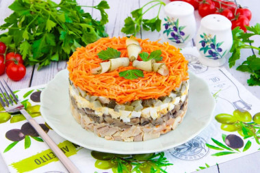 Салат Изабелла с корейской морковью