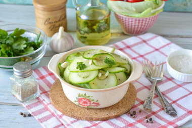 Кабачки маринованные в пакете