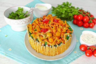 Салат с курицей и морковью по-корейски