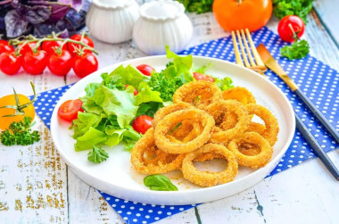 Луковые кольца в аэрогриле