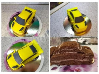 3Д Торт Машина