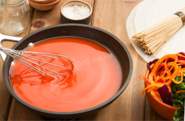 Китайский соус с крахмалом