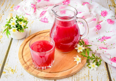 Кисель из вишни замороженной