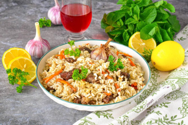 Плов в аэрогриле  ароматный и рассыпчатый, как в казане