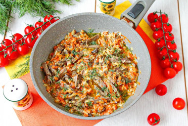 Сердце тушеное свиное