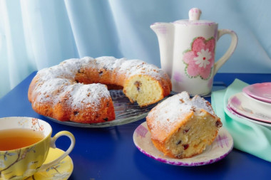 Классический кекс с изюмом