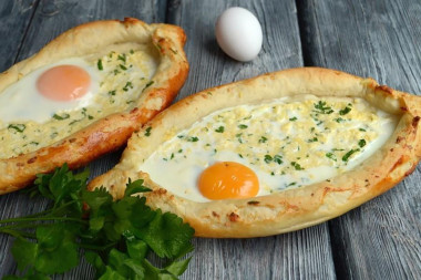 Хачапури по аджарски на кефире
