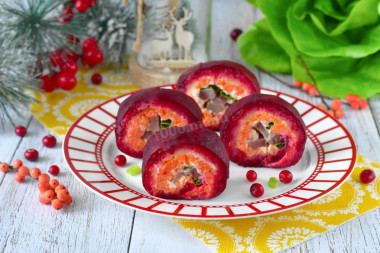 Роллы селедка под шубой