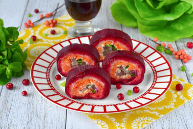 Роллы селедка под шубой