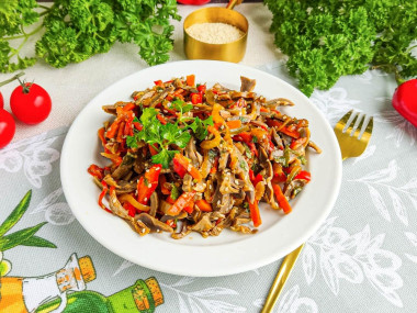 Куриные желудки по корейски