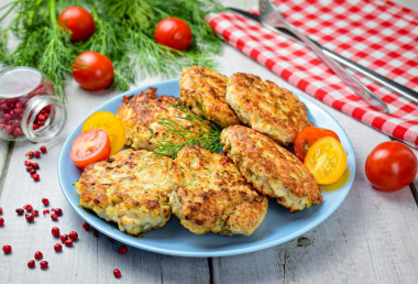 Сочные котлеты из куриной грудки рубленные