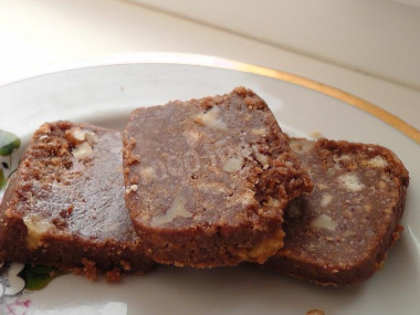 Рулетик с маслом и песочным печеньем