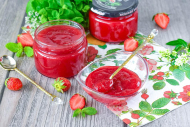 Домашний клубничный джем с пектином на зиму