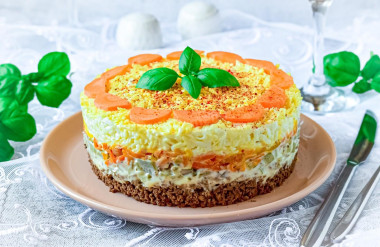 Салат Печенкин с куриной печенью