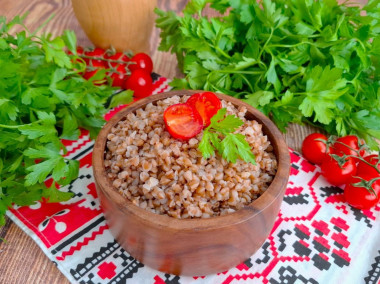 Гречневая каша на сковороде