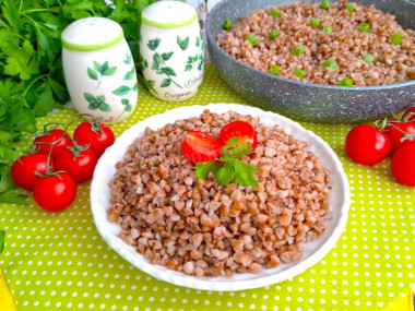 Гречневая каша на сковороде