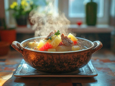 Шулюм в афганском казане